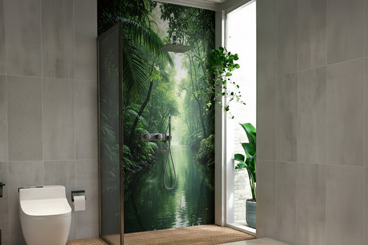 Rainforest and water Shower Panel